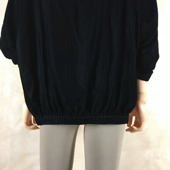 TAHARI Black Velvet Top NWT SMALL - Picture 10 of 14